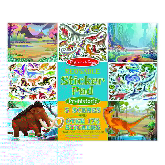 Melissa & Doug Reusable Sticker Pad Prehistoric