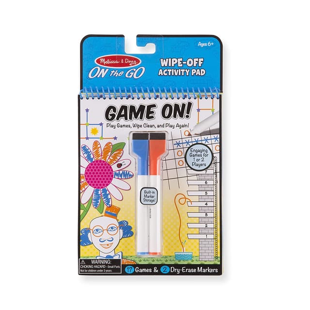 Melissa & Doug Write On Reusable Games