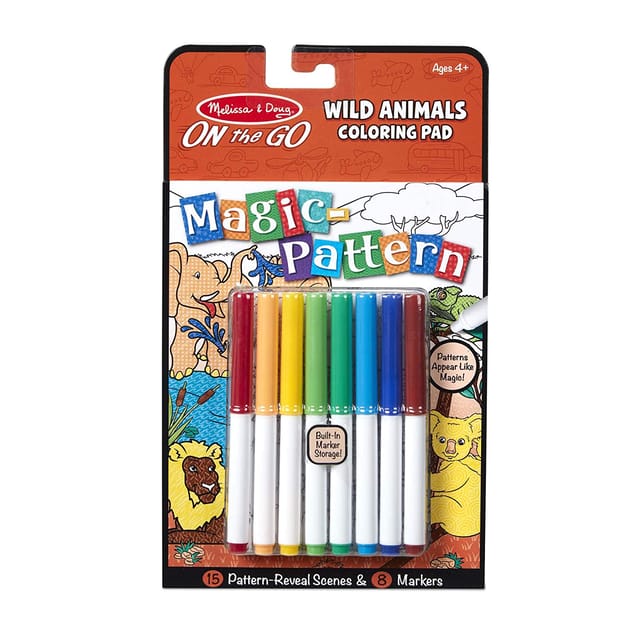 Melissa & Doug On The Go Magic Pattern Pad Wild Animals