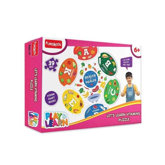 Funskool Puzzles - Playlearn Let's Learn Vitamins