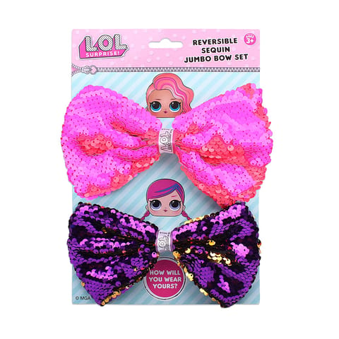 LOL Surprise Jumbo Sequin Bow 2 Pack