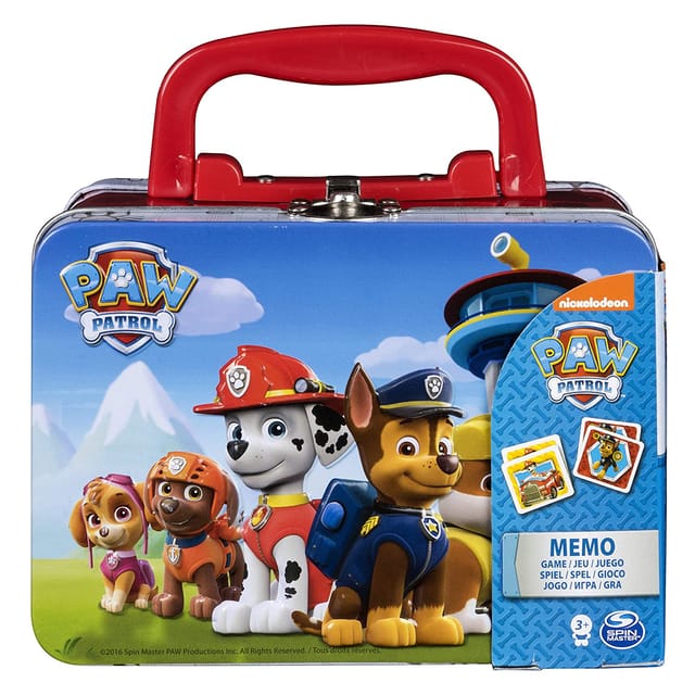 Paw Patrol Memory Match Game in Mini Tin