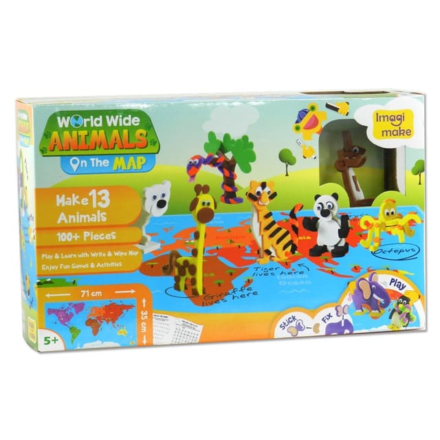 Imagimake Animals On The Map