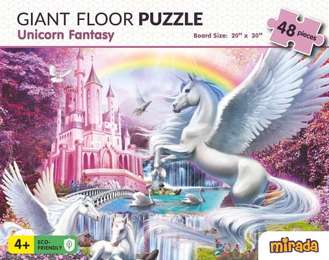 Mirada Giant Floor Puzzle Unicorn Fantasy