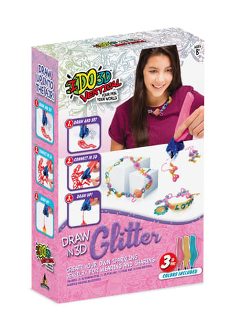 IDO3D 3 Pen Set Glitter