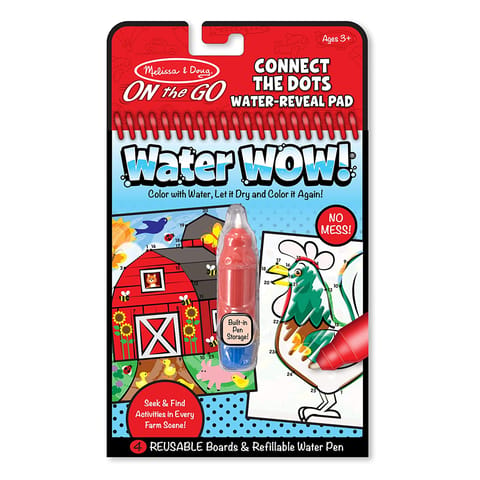 Water Wow! Connect The Dots Farm Activity Pad