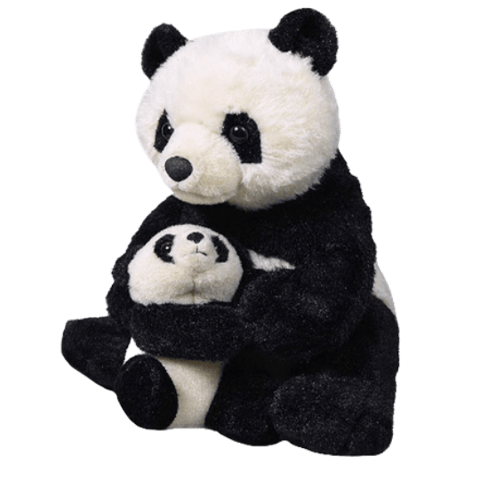 Wild Republic Mom & Baby Panda