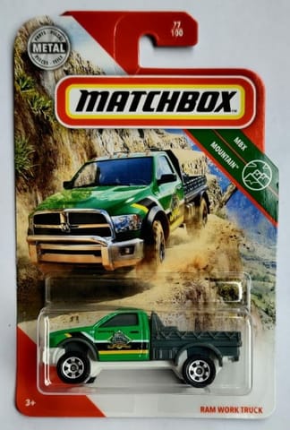 Matchbox Basic Car Assortment MBX Mountain Ram Work Truck