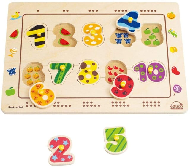 Hape Number Match Puzzle