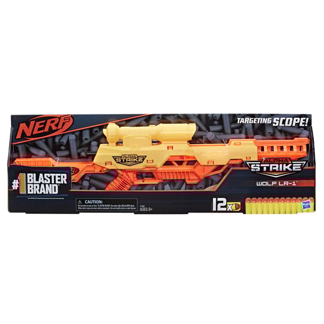 Nerf Alpha Strike Wolf LR-1 Blaster With Targeting Scope