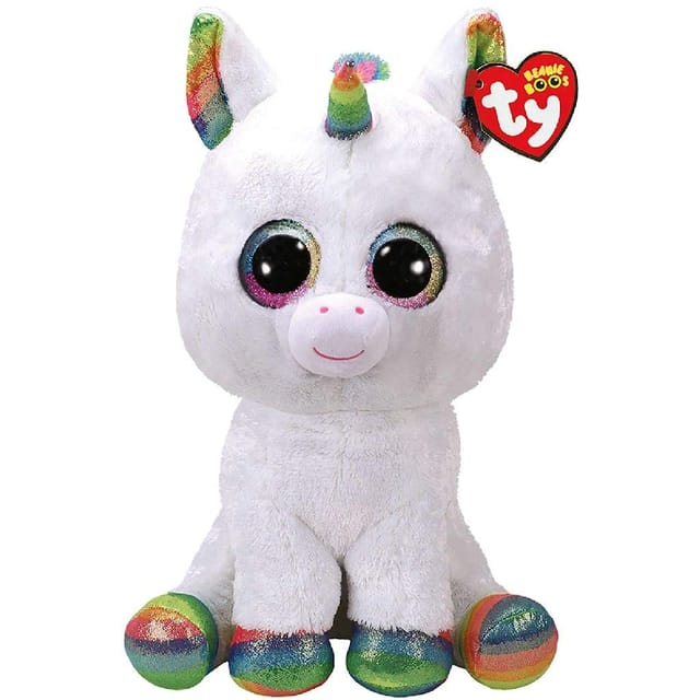 Ty Beanie Boos Pixy White Unicorn Large