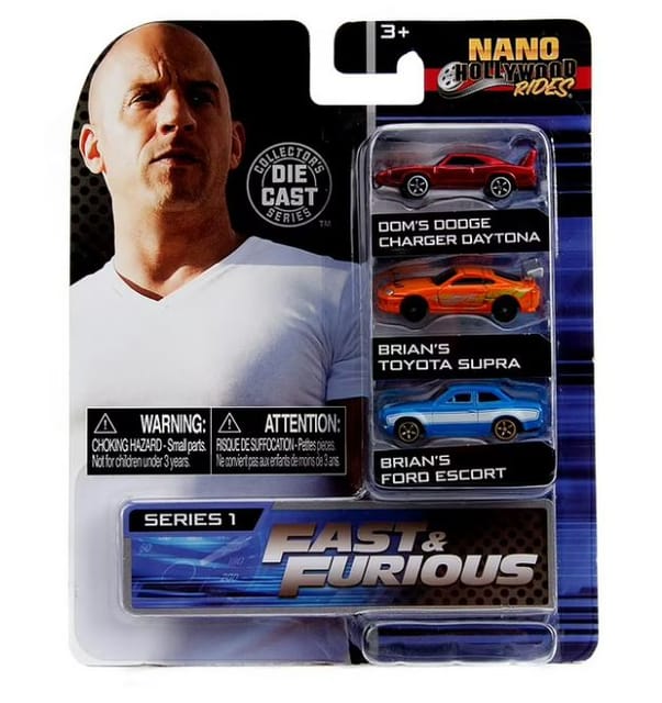 Jada Fast & Furious Nano Diecast Hollywood Rides