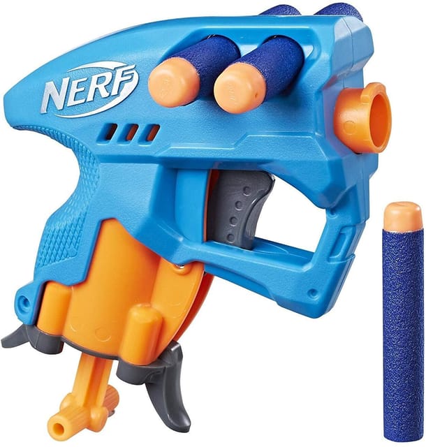 Hasbro Nerf 3X Elite Nanofire Blue