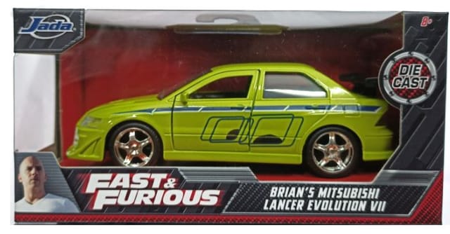 Jada Fast and Furious Die Cast Mitsubishi Lancer Evolution VII