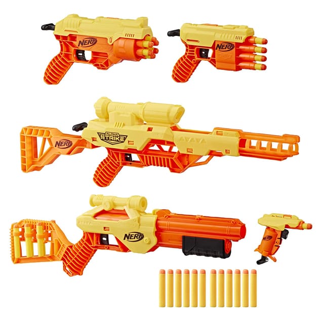 NERF Alpha Strike 35 Piece Ultimate Mission Pack