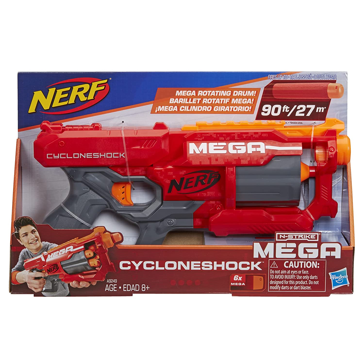NERF CYCLONESHOCK & FORTNITE トイガンセット NERF N-Strike Mega CycloneShock