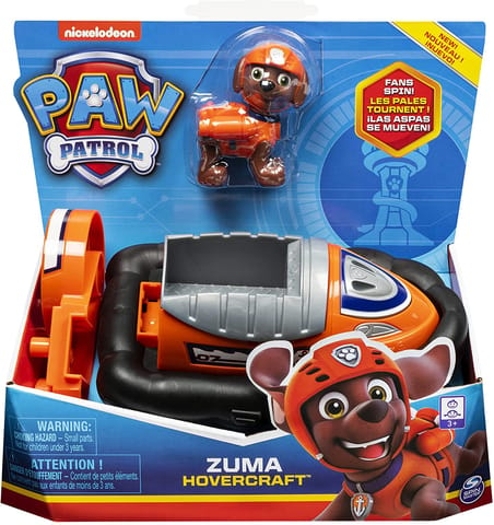 Paw Patrol Zuma Hovercraft with Zuma Figure