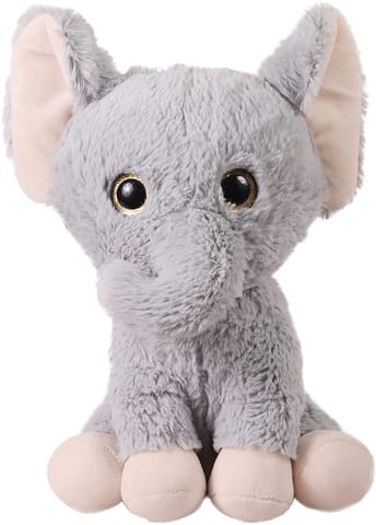 Mirada Elephant With Glitter Eye Grey