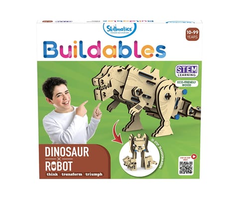 Skillmatics Buildables Dinosaur x Robot