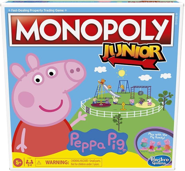 Monopoly Junior Peppa Pig Edition Board Game