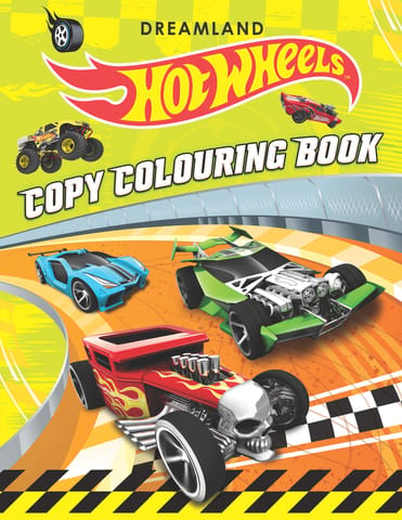 Hot Wheels Copy Colouring Book