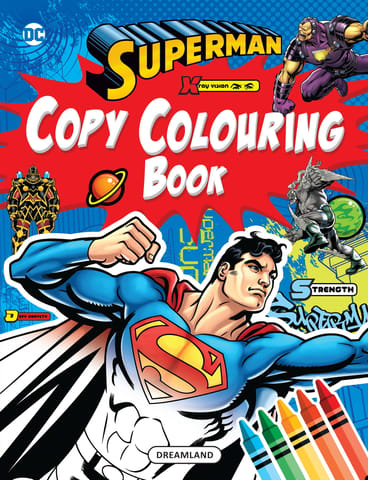 Superman Copy Colouring Book