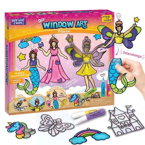 Imagimake Window Art Princess 16 Pieces