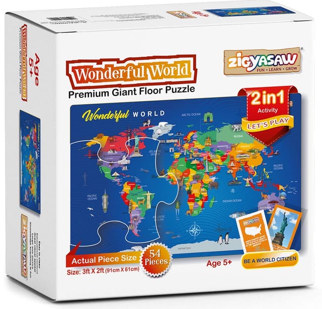 Zigyasaw Wonderful World Premium Giant Floor Puzzle