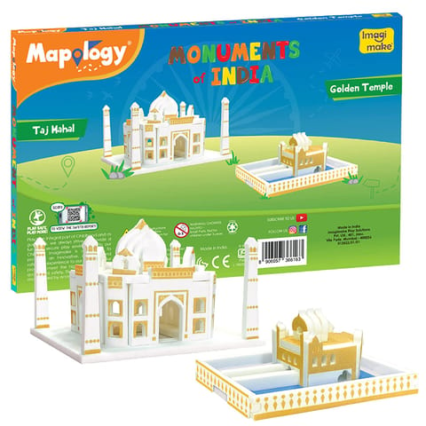 Imagimake Mapology Monuments of India - Taj Mahal & Golden Temple