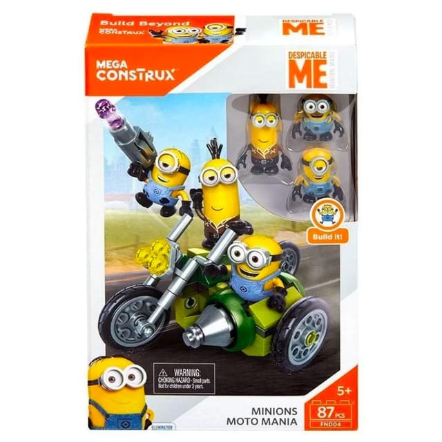 Mega Construx Despicable Me Minions Moto Mania