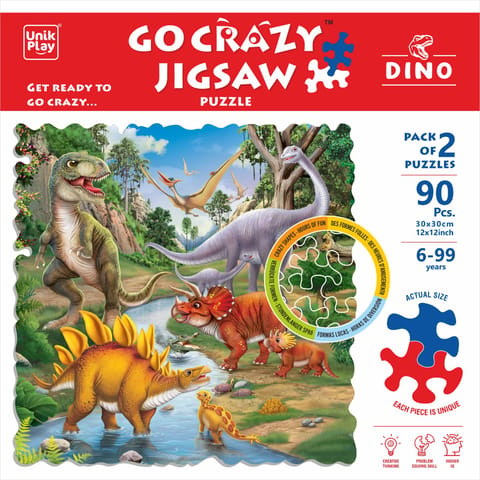 Unik Play Go Crazy Jigsaw Dino