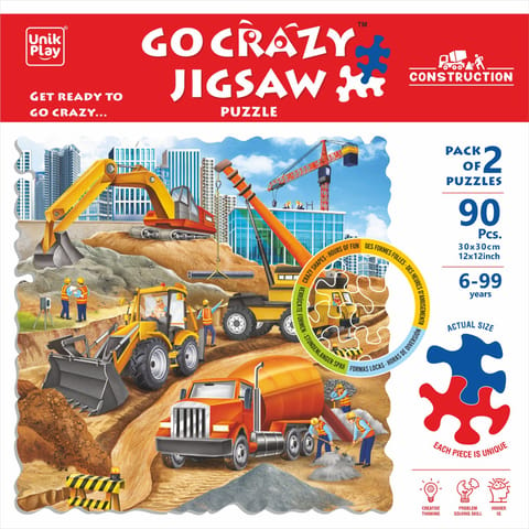 Unik Play Go Crazy Jigsaw Construction