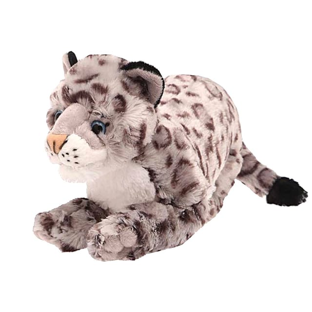 Wild Republic Laying Snow Leopard 12 inch