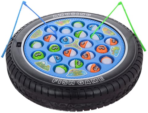 Rowan Rotating Musical Fishing Game - Blue