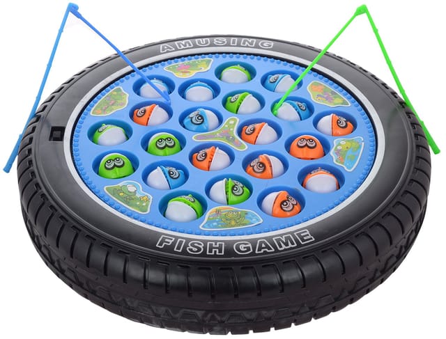 Rowan Rotating Musical Fishing Game - Blue