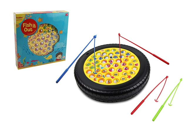 Rowan Rotating Musical Fishing Game - Yellow