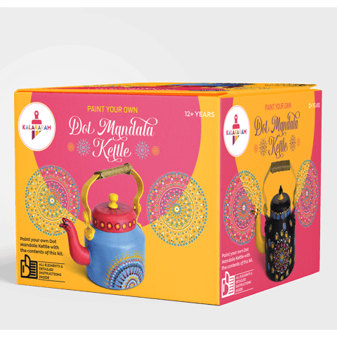 Kalakaram Dot Mandala Art Kettle DIY Activity Box