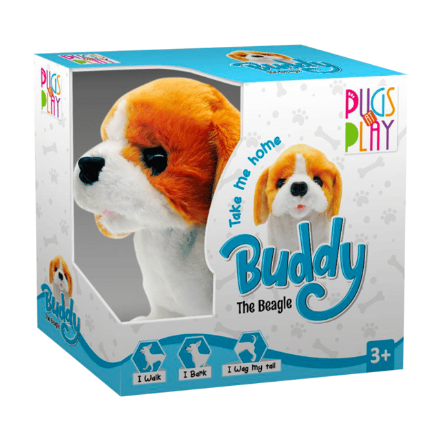 Fuzzbuzz Pugs At Play - Buddy The Beagle