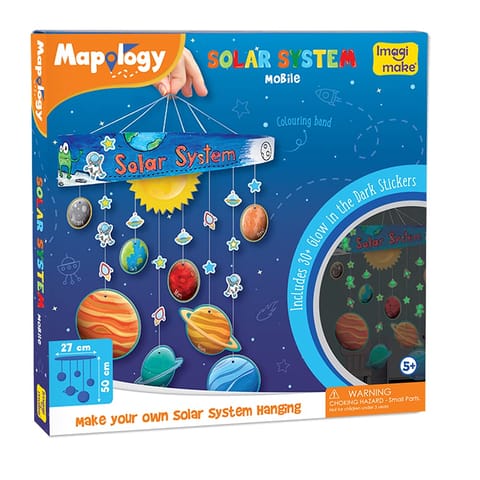 Imagimake Mapology Solar System Mobile DIY Hanging Craft Kit