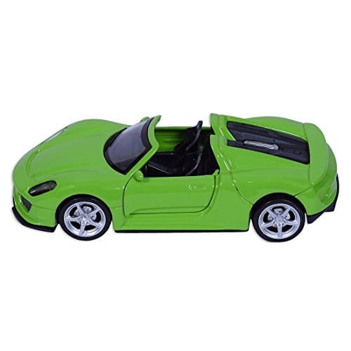 Road Burner Diecast Metal Racers Pull back car Green