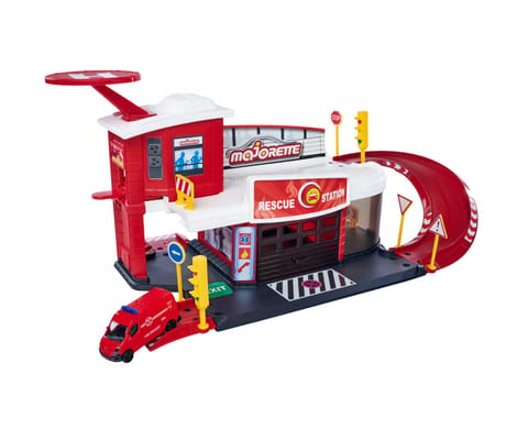 Majorette Creatix Rescue Station + 1 Vehicle