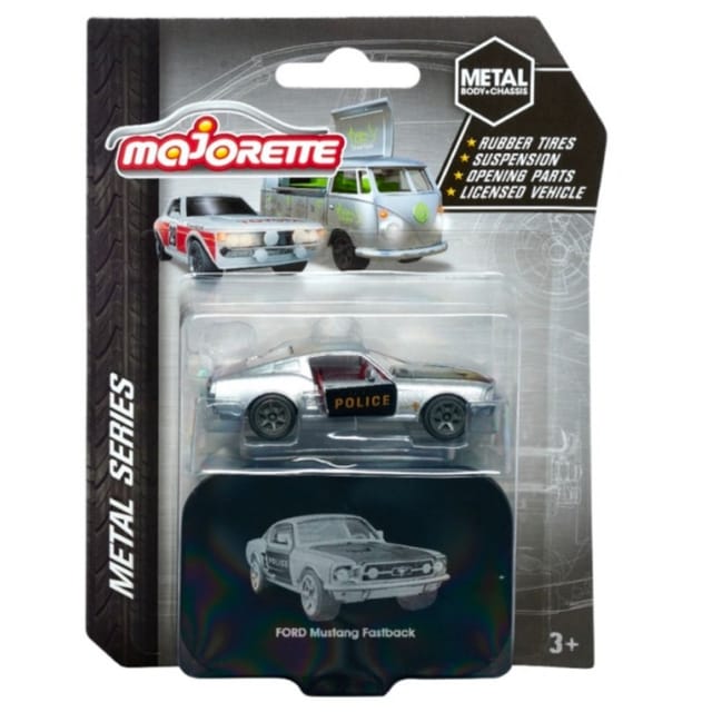 Majorette Metal Series - FORD Mustang Fastback Police