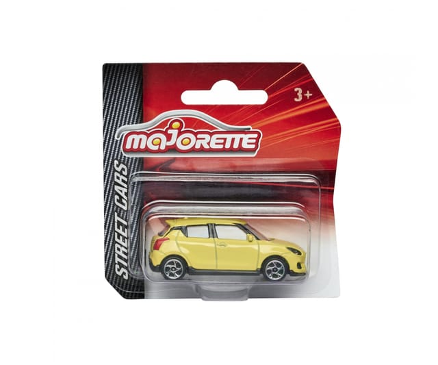 Majorette Die Cast Street Cars Suzuki Swift Sport Yellow