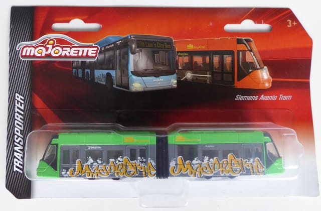 Majorette Transporter Siemens Avenio Tram Green