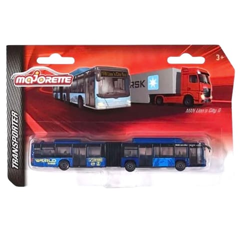 Majorette Transporter MAN Lion City G Blue