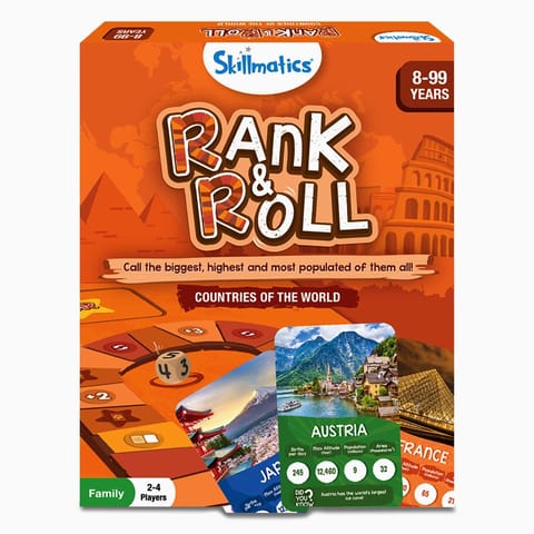 Skillmatics Rank & Roll - Countries of The World