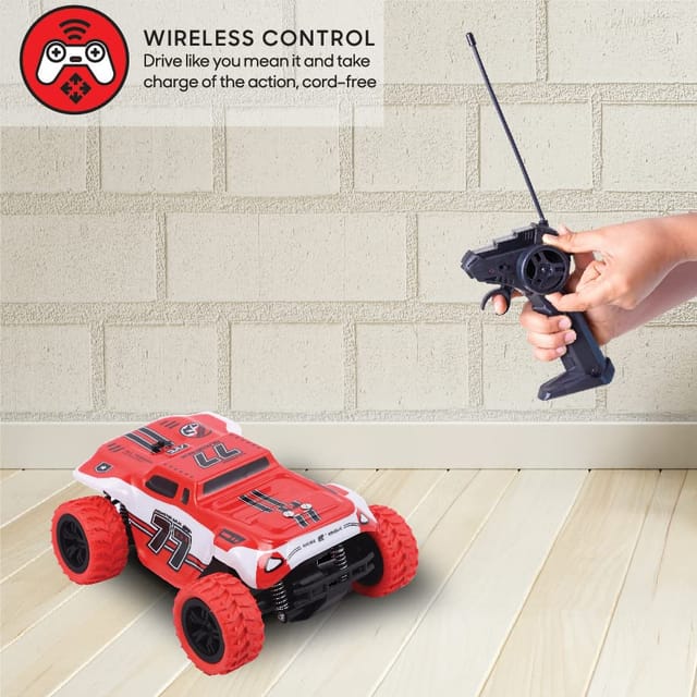 Sharper Image Monster Baja Truck Remote Controlled Car Red Color