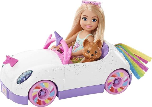 Barbie Chelsea Doll and Car