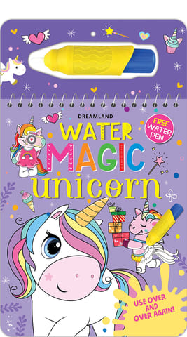 Dreamland Water Magic Unicorn With Water Pen - Use over and over again