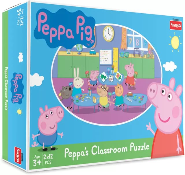 Funskool Peppa Pig Classroom Puzzle